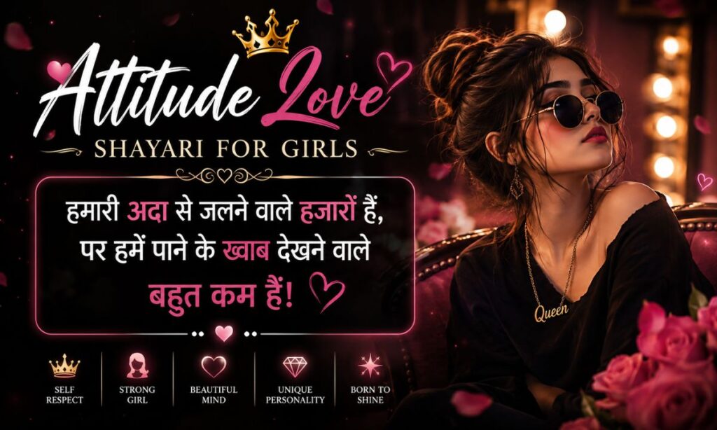 Attitude Love Shayari for Girls