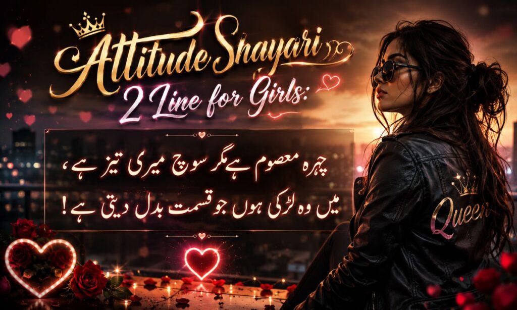 _Attitude Shayari 2 Line for Girls