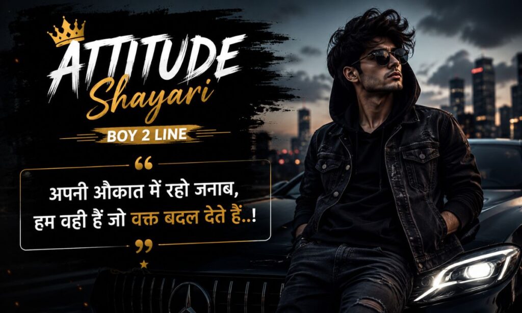 _Attitude Shayari for Boys in Hindi