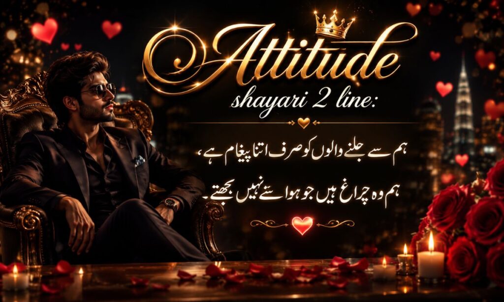 _Attitude shayari 2 line