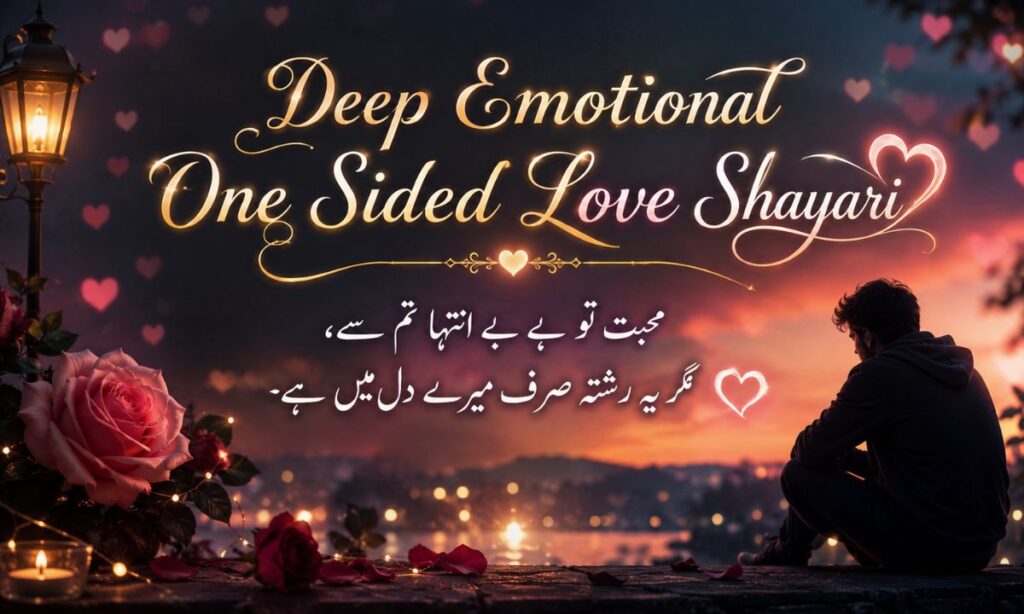Deep Emotional One Sided Love Shayari