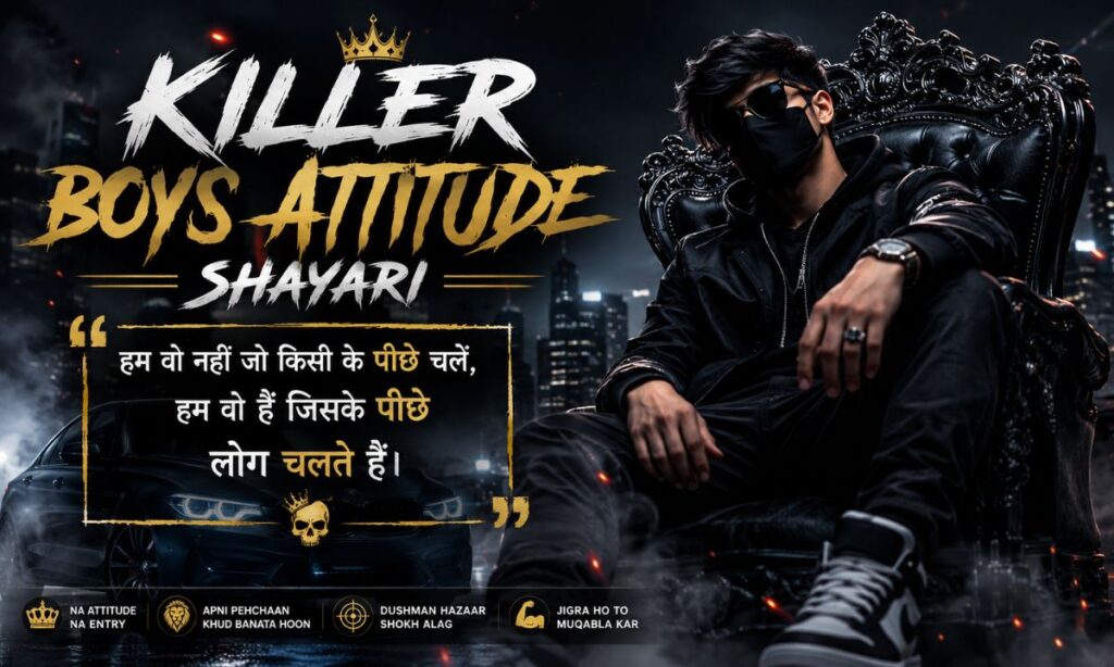 _Killer Boys Attitude Shayari