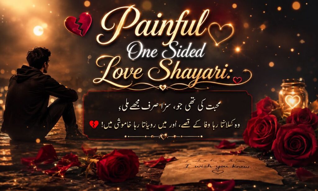 _Painful One Sided Love Shayari