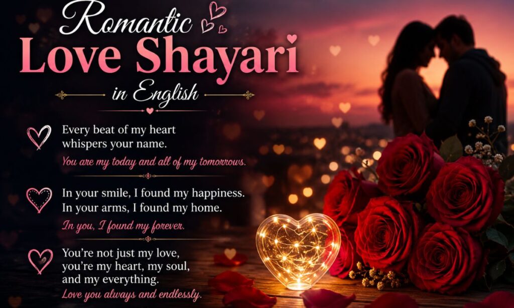 _Romantic Love Shayari in English