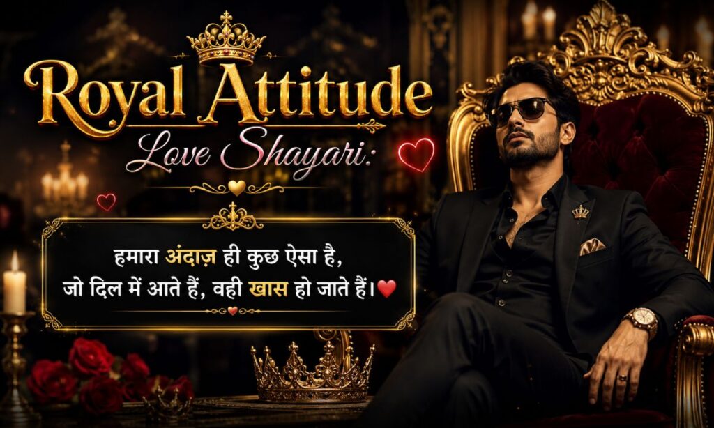 Royal Attitude Love Shayari
