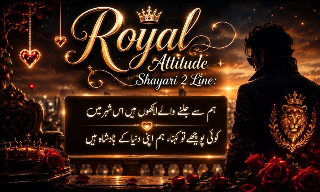 _Royal Attitude Shayari 2 Line