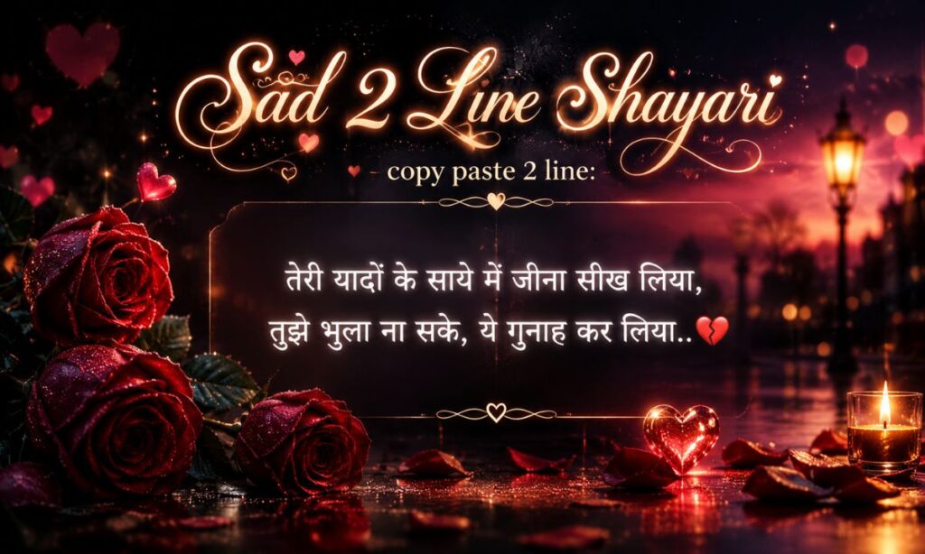 _Sad 2 Line Shayari copy paste 2 line