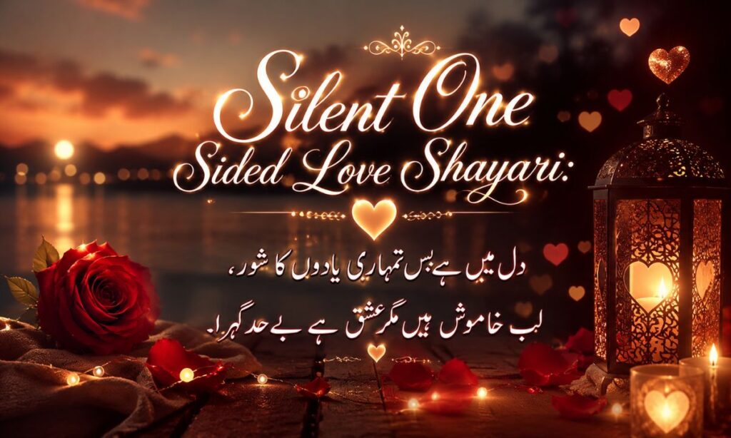 _Silent One Sided Love Shayari
