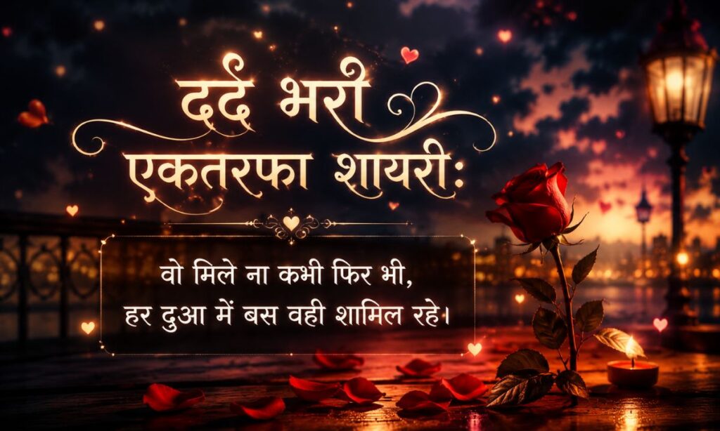 _दर्द भरी एकतरफ़ा शायरी2