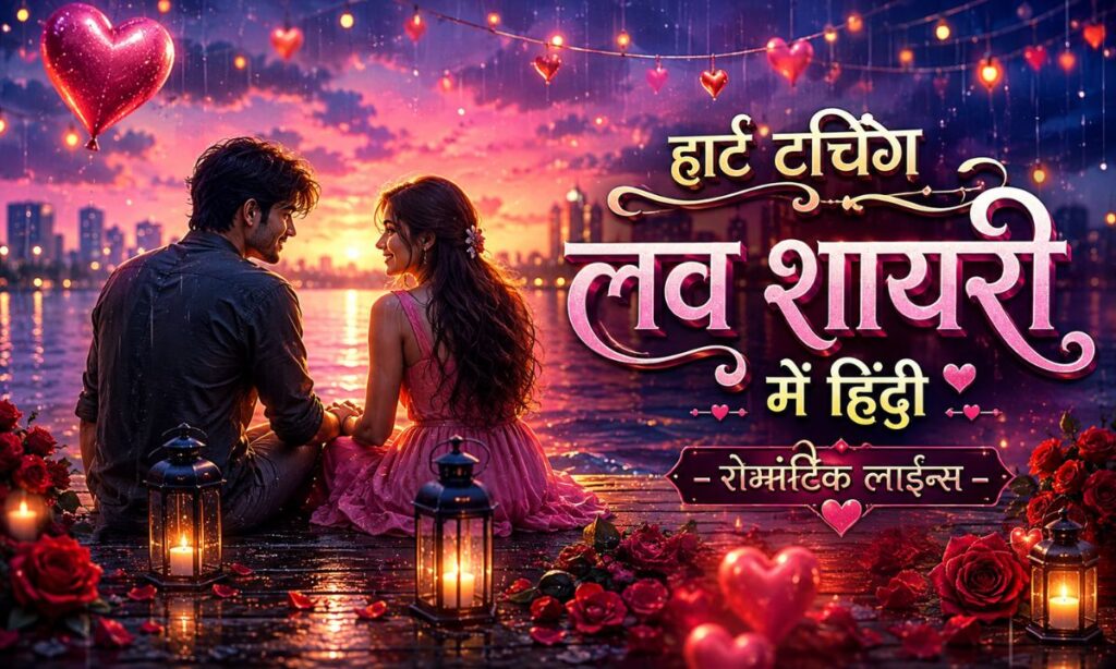 Heart Touching Love Shayari in Hindi – Romantic Lines