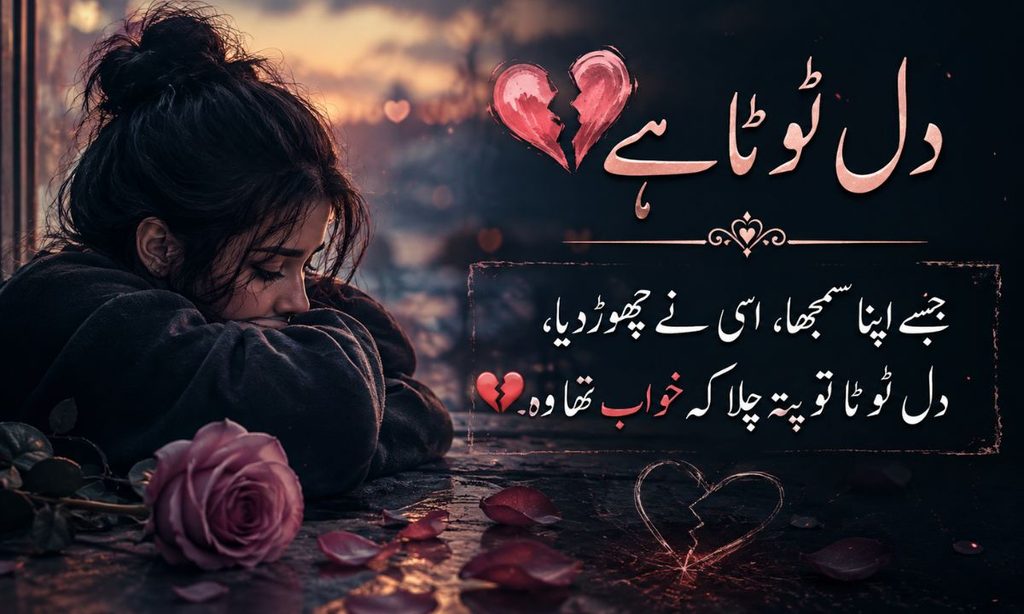 Heart broken poetry in urdu for girl