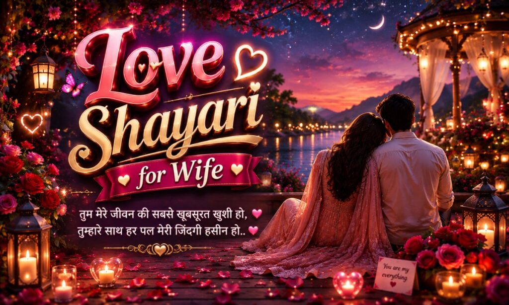 Love Shayari for Wife