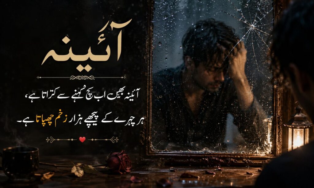 Mirror – life sad poetry in urdu