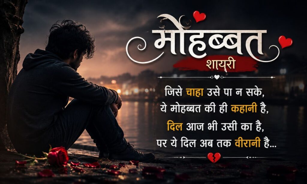 _Mohabbat Sad Shayari in Hindi