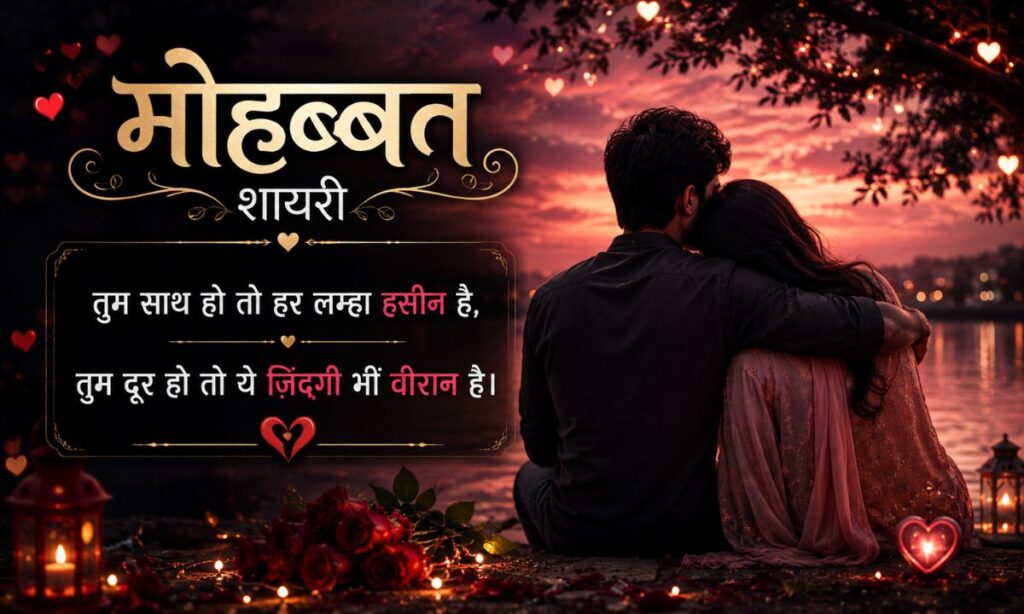 _Mohabbat Shayari 2 Lines in Hindi