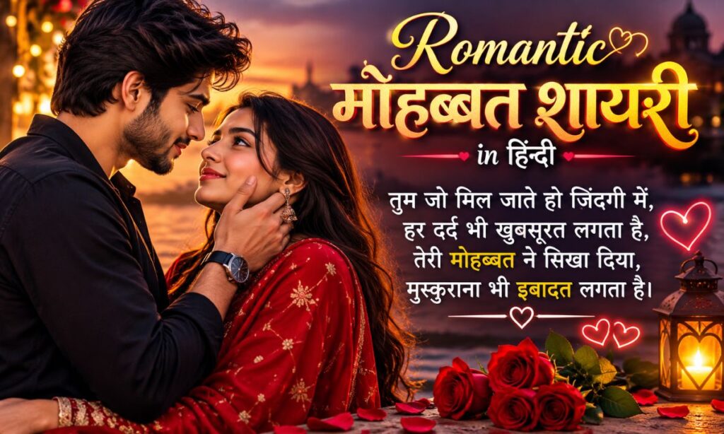 Romantic Mohabbat Shayari in Hindi