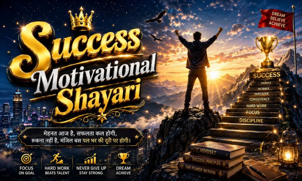 Success Motivational Shayari