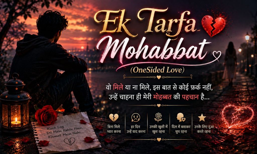 Ek Tarfa Mohabbat 💔 (OneSided Love)