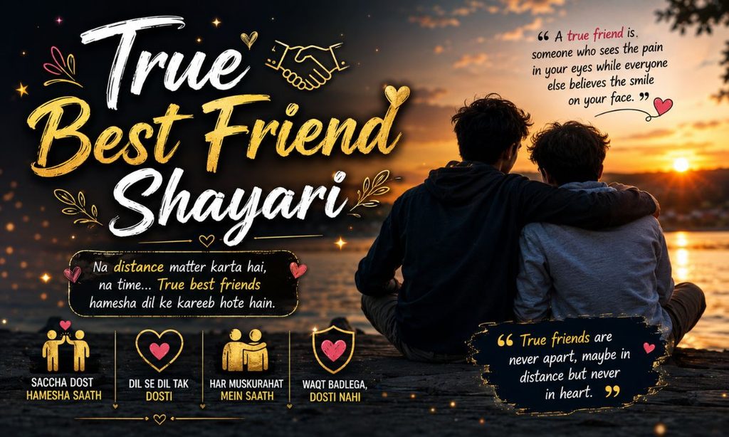 _True Best Friend Shayari 🤝