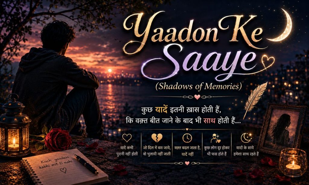 Yaadon Ke Saaye 🌙 (Shadows of Memories)